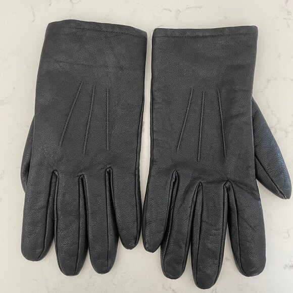 Climonix Genuine Leather Thinsulate Insulated Poly Lined Gloves Black Sz L NWOT - Picture 5 of 8
